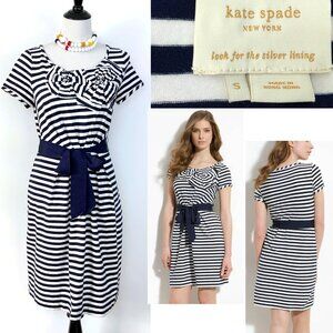 kate spade Navy and White Striped Mini Dress
